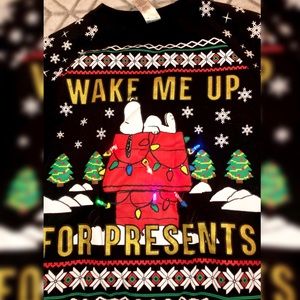 Cute Snoopy sweater with Lights!!